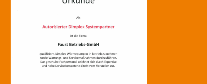 dimplex-urkunde
