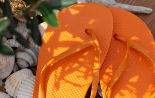 sonne-flipflop-orange-faust