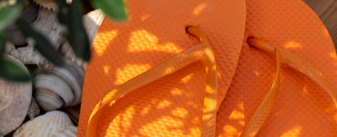sonne-flipflop-orange-faust