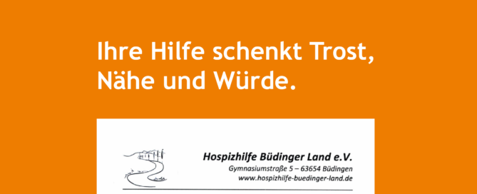 Ausschnitt vom Dankesschreiben der Hospizhilfe Büdinger Land für die Spende der Faust Betriebs-GmbH.